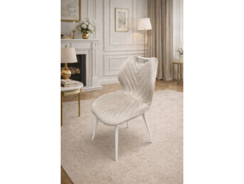 Стул С 2509 (HLR 7 светло-кофейный/белый)