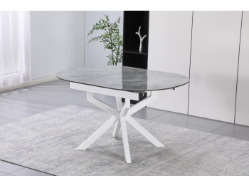 Стол DT-2522 (312 итальянский светло-серый / чёрный (M312 Italy light gray))