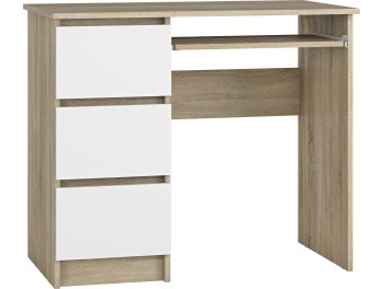 Стол Cina 900*766*500  (Дуб Сонома / Белый)