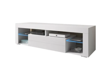 Hugo HG140 Тумба под телевизор ( белый/белый глянец MDF)