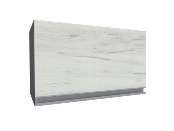 Madera SN12 (600-355 corp din grafit gri / fațadă din stejar artizanal alb)