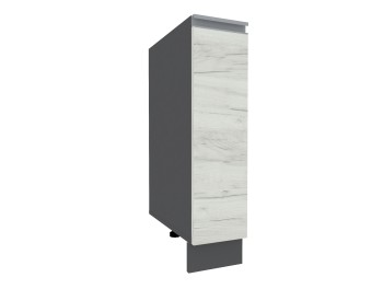 Madera JN2 cargo (200-715 carcasa gri grafit / fațadă stejar kraft alb)