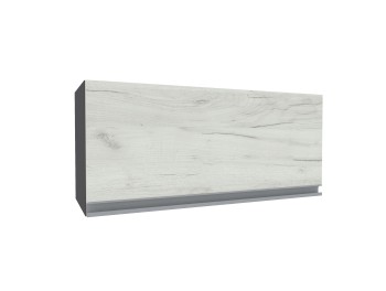 Madera SN14 (800-355 corp grafit gri / fațadă din stejar artizanal alb)