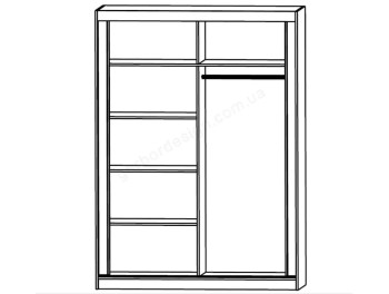 London Dulap glisant 1600