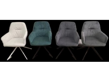 Стул С 2545 (UF865-08 зелёный/чёрный )