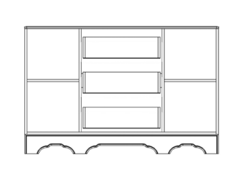 Boston Comodă 2d3s