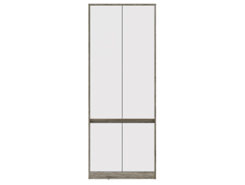 Венера N Шкаф 800 шкаф (дуб крафт серый/белый)