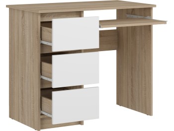 Стол Cina 900*766*500  (Дуб Сонома / Белый)