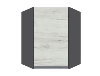 Madera SN6 colț stânga ( 580-715 corp gri grafit / fațadă stejar kraft alb)
