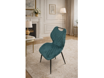 Стул С 2509 (UF865-08 зелёный/чёрный )