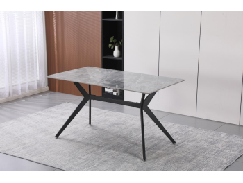 Стол DT-2420 (312 итальянский светло-серый / чёрный (M312 Italy light gray))