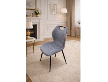 Стул С 2512 (HLR 20 тёмно-серый/чёрный)