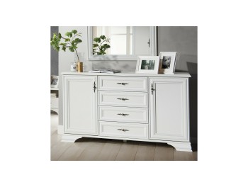 Спальня Кентуки Комплект + Комод 2D4S (белый альпийский)