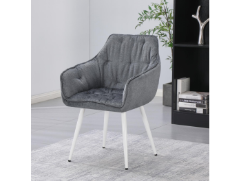 Стул DC 6014-P (90 серый / белый (90 Grey+white legs))