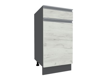 Madera JN25 1S1U dreapta ( 400-715 corp grafit gri/ fațadă stejar kraft alb)