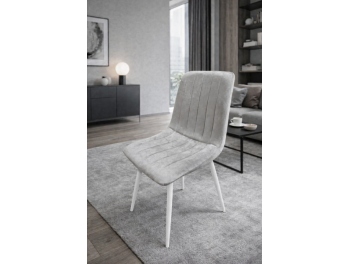 Стул С 2301 (HLR 7 светло-кофейный/белый)