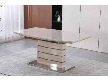 Стол DT-2418 (шампанское + мокко / чёрный  (Champagne+Mocha))