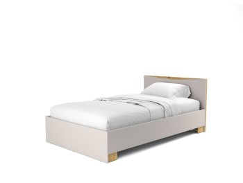 Лео Кровать 1200 (кашемир / дуб артизан)