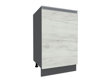 Madera JN6 dreapta (500-715 corp gri grafit / fațadă stejar kraft alb)