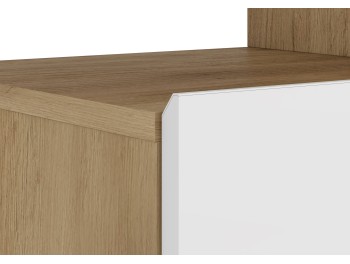 Комод Бостон 1600х900х350 (Дуб Крафт Золотой / Белый)