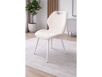 Стул С 2509 (UF865-02 бежевый/белый)