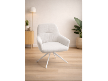 Стул С 2545 (UF865-02 бежевый/белый)