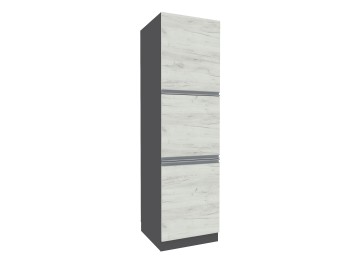 Madera SN18 penal stanga (600-2030 corp gri grafit / fațadă stejar kraft alb)