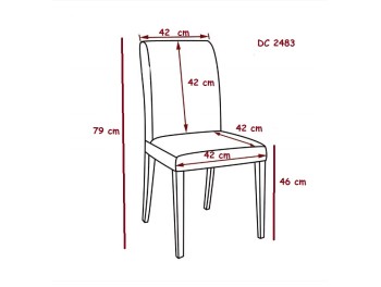 Стул DC 2483 (серый)