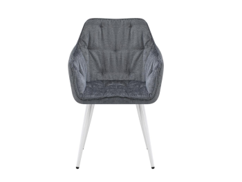 Стул DC 6014-P (90 серый / белый (90 Grey+white legs))