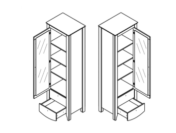 Karina Vitrina  REG1W2S